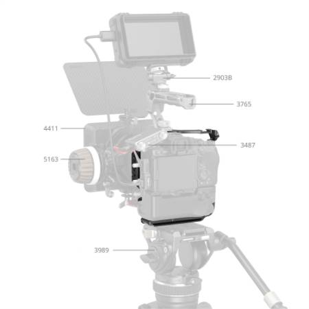 SmallRig 5908 - klatka do Sony Alpha 1 II / 9 III z uchwytem pionowym VG-C5 - przykład użycia